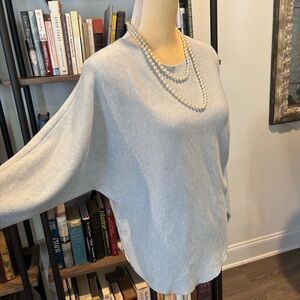 Elegant Light Blue Women's Sweater